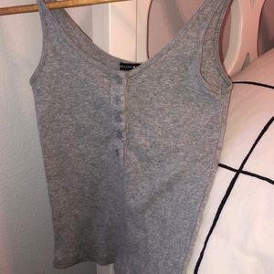 Gray brandy Melville tank